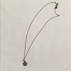 Adorina circle disk necklace 925